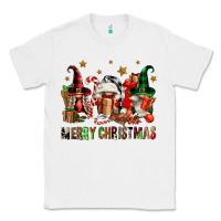White merry christmas buffalo gnomies Classic Tee - FaDigitalArtStudio