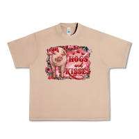 Burro valentine's day pig hogs and kisses Urban Heavy Tee - RanaPortraitStore