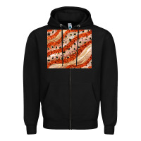 Black orange glitter Zipper Hoodie - JahusDesignShop