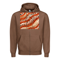 Chestnut orange glitter Zipper Hoodie - JahusDesignShop
