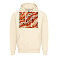 Sandshell orange glitter Zipper Hoodie - JahusDesignShop