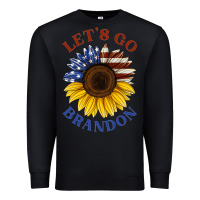 Black American flag sunflower Premium Sweatshirt - Jasminsmagicworld