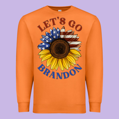 American Flag Sunflower Premium Sweatshirt Designed By Jasminsmagicworld