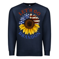 Navy American flag sunflower Premium Sweatshirt - Jasminsmagicworld