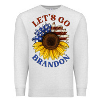 Oatmeal Heather American flag sunflower Premium Sweatshirt - Jasminsmagicworld