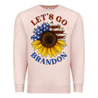 Pale Pink American flag sunflower Premium Sweatshirt - Jasminsmagicworld