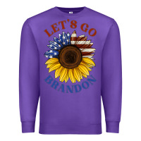 Purple American flag sunflower Premium Sweatshirt - Jasminsmagicworld