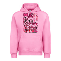 Fuchsia Pink in october we wear pink Urban Hoodie - LillyAllenDesigns