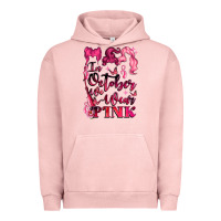 Pigment Salmon in october we wear pink Urban Hoodie - LillyAllenDesigns