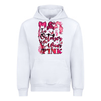 White in october we wear pink Urban Hoodie - LillyAllenDesigns