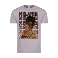 Vintage Zinc melanin melanin melanin with afro girl Vintage Tee - texasbilliewilder