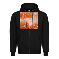 Black orange glitter Zipper Hoodie - JahusDesignShop
