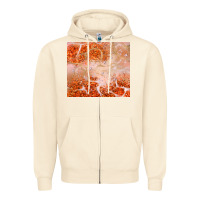 Sandshell orange glitter Zipper Hoodie - JahusDesignShop