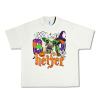 Pistachio boo heifer Urban Heavy Tee - Zillion Design Studio
