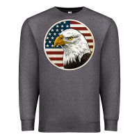 Charcoal Heather American Bald Eagle Premium Sweatshirt - Jasminsmagicworld