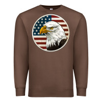 Chestnut American Bald Eagle Premium Sweatshirt - Jasminsmagicworld