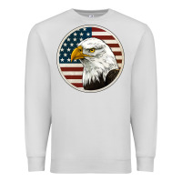 Dove Grey American Bald Eagle Premium Sweatshirt - Jasminsmagicworld