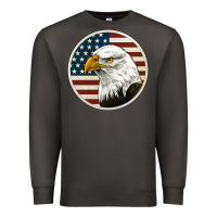 Smoke American Bald Eagle Premium Sweatshirt - Jasminsmagicworld