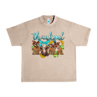 French Oak thankful mama cow Urban Heavy Tee - BarkalooDesign