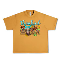 Peanut Butter thankful mama cow Urban Heavy Tee - BarkalooDesign