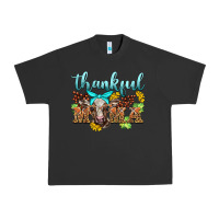 Pigment Black thankful mama cow Urban Heavy Tee - BarkalooDesign