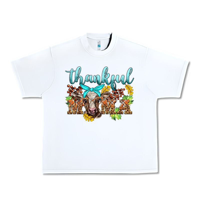Thankful Mama Cow Urban Heavy Tee by BarkalooDesign | Teevron
