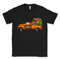 Black happy halloween truck Classic Tee - CowhideDigitalArt