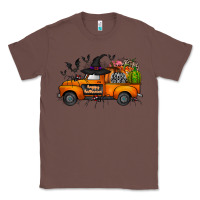 Chestnut happy halloween truck Classic Tee - CowhideDigitalArt