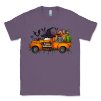 Lavender happy halloween truck Classic Tee - CowhideDigitalArt