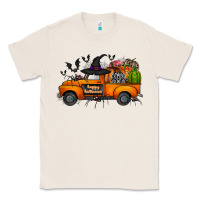 Natural happy halloween truck Classic Tee - CowhideDigitalArt