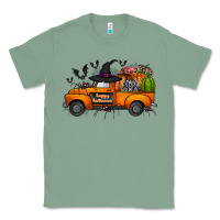 Sage happy halloween truck Classic Tee - CowhideDigitalArt