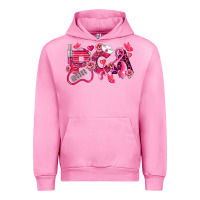 Fuchsia Pink pca breast cancer patient care assistant Urban Hoodie - LillyAllenDesigns