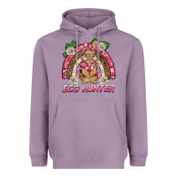 Lavender easter pink camouflage egg hunter  bunny rainbow Heavyweight Hoodie - BarkalooDesign