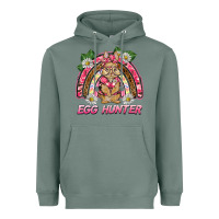 Sage easter pink camouflage egg hunter  bunny rainbow Heavyweight Hoodie - BarkalooDesign