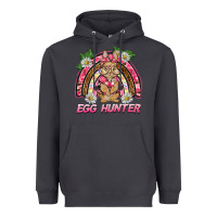 Smoke easter pink camouflage egg hunter  bunny rainbow Heavyweight Hoodie - BarkalooDesign
