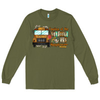 Army Green Captain Of Struggle Bus Busdrive Long Sleeve Tee - CowhideDigitalArt