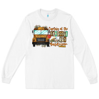 White Captain Of Struggle Bus Busdrive Long Sleeve Tee - CowhideDigitalArt