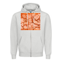 Dove Grey orange glitter Zipper Hoodie - JahusDesignShop