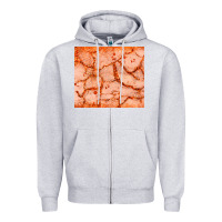 Heather Grey orange glitter Zipper Hoodie - JahusDesignShop