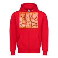 Red orange glitter Zipper Hoodie - JahusDesignShop