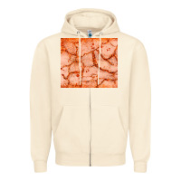 Sandshell orange glitter Zipper Hoodie - JahusDesignShop
