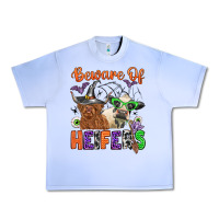 Grape Ice beware of heifers Urban Heavy Tee - Zillion Design Studio