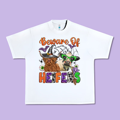 Beware Of Heifers Urban Heavy Tee Designed By Zillion Design Studio