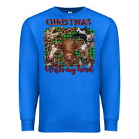 True Royal christmas with my herd cows Premium Sweatshirt - BarkalooDesign