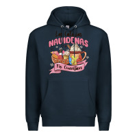 Navy christmas tis the season mexican Premium Hoodie - MaliasSmallBusiness