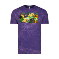 Cloud Purple monkey coffee cups Vintage Tee - Zillion Design Studio