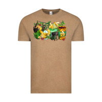 Vintage Coffee monkey coffee cups Vintage Tee - Zillion Design Studio