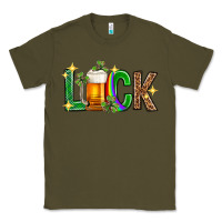Army Green St. Patrick's Day luck beer Classic Tee - Neo Western