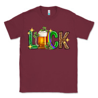 Burgundy St. Patrick's Day luck beer Classic Tee - Neo Western