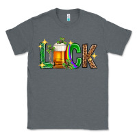 Charcoal Heather St. Patrick's Day luck beer Classic Tee - Neo Western